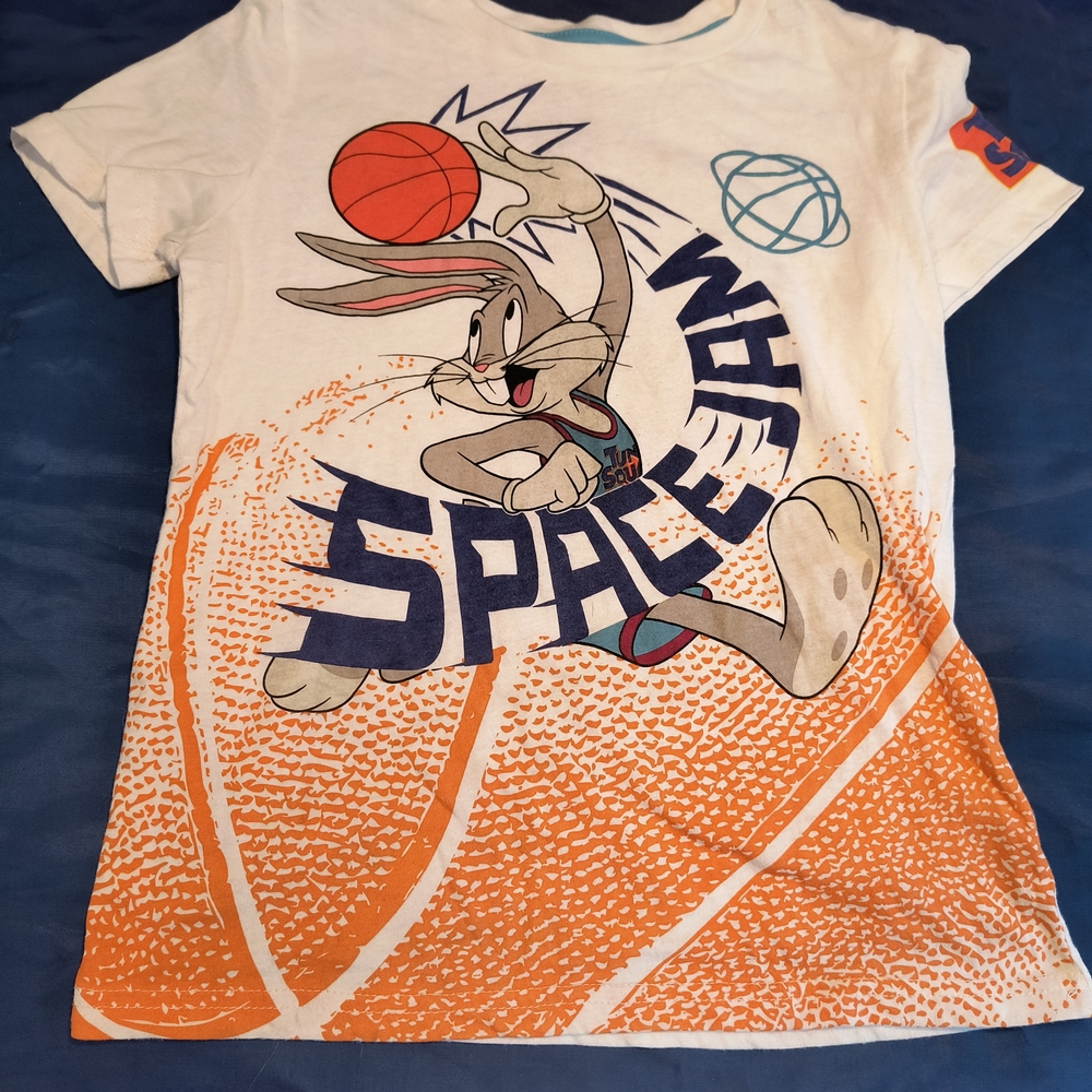Kids T-Shirt - White and Orange